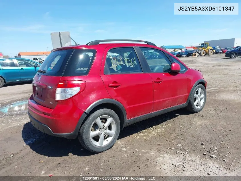 JS2YB5A3XD6101347 2013 Suzuki Sx4