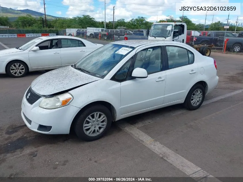 2013 Suzuki Sx4 Le/Le Popular VIN: JS2YC5A32D6102859 Lot: 39752094