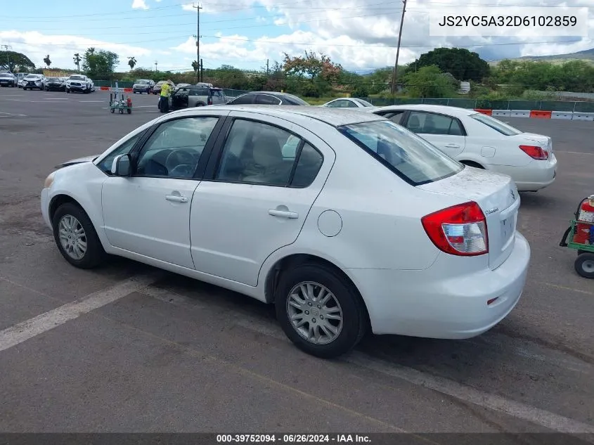 2013 Suzuki Sx4 Le/Le Popular VIN: JS2YC5A32D6102859 Lot: 39752094