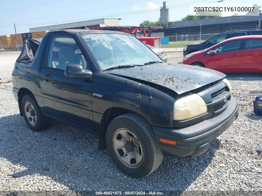 2000 Suzuki Vitara Jls VIN: 2S3TC52C1Y6100007 Lot: 40021572