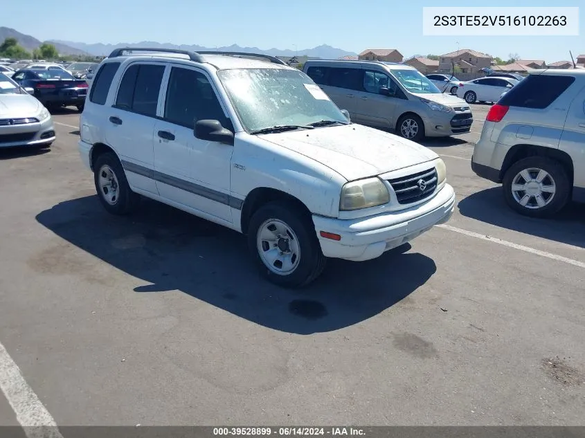 2001 Suzuki Vitara Jls/Js VIN: 2S3TE52V516102263 Lot: 39528899