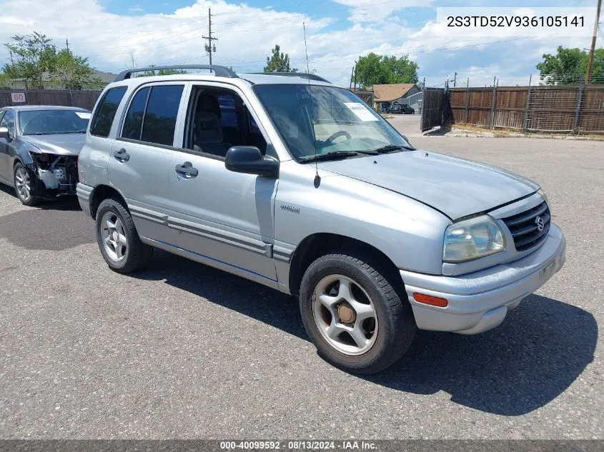 2003 Suzuki Vitara Jlx VIN: 2S3TD52V936105141 Lot: 40099592