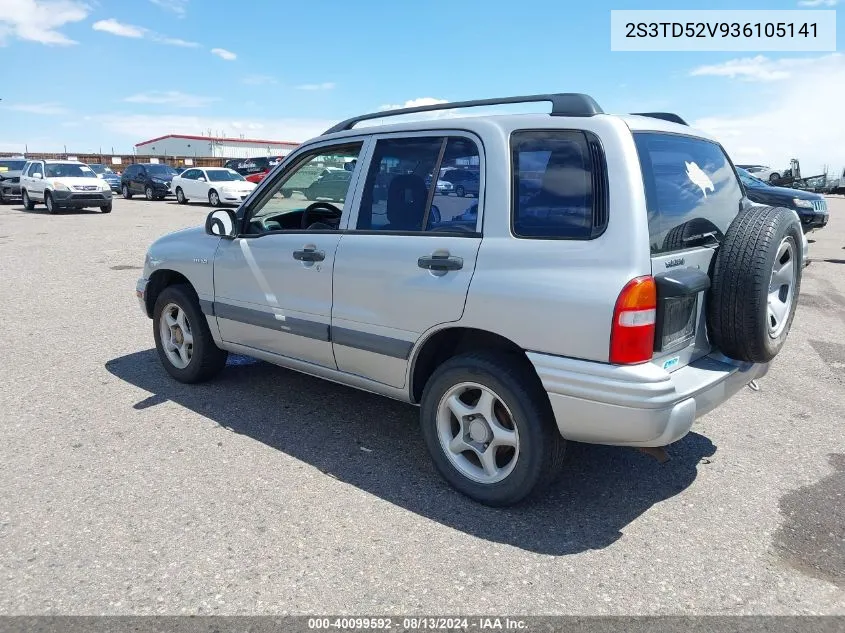 2003 Suzuki Vitara Jlx VIN: 2S3TD52V936105141 Lot: 40099592