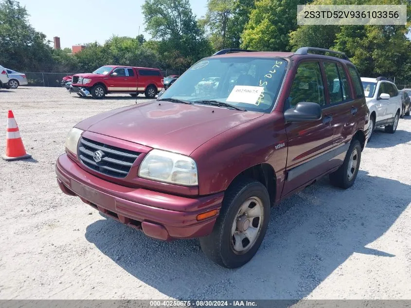 2S3TD52V936103356 2003 Suzuki Vitara