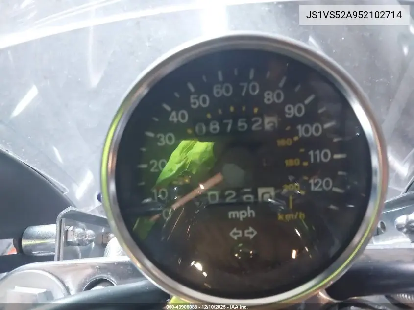 JS1VS52A952102714 2005 Suzuki Vs800 Glp