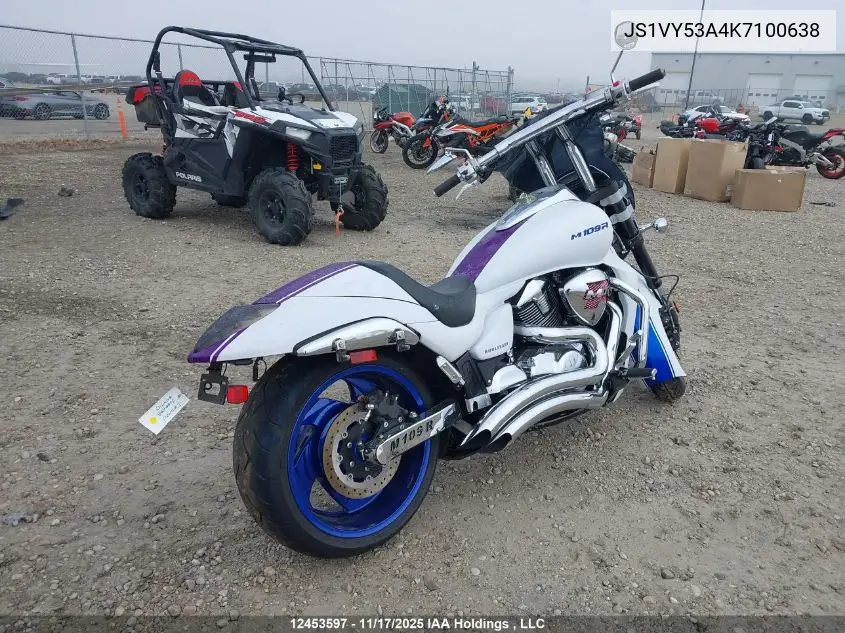 JS1VY53A4K7100638 2019 Suzuki Vzr1800