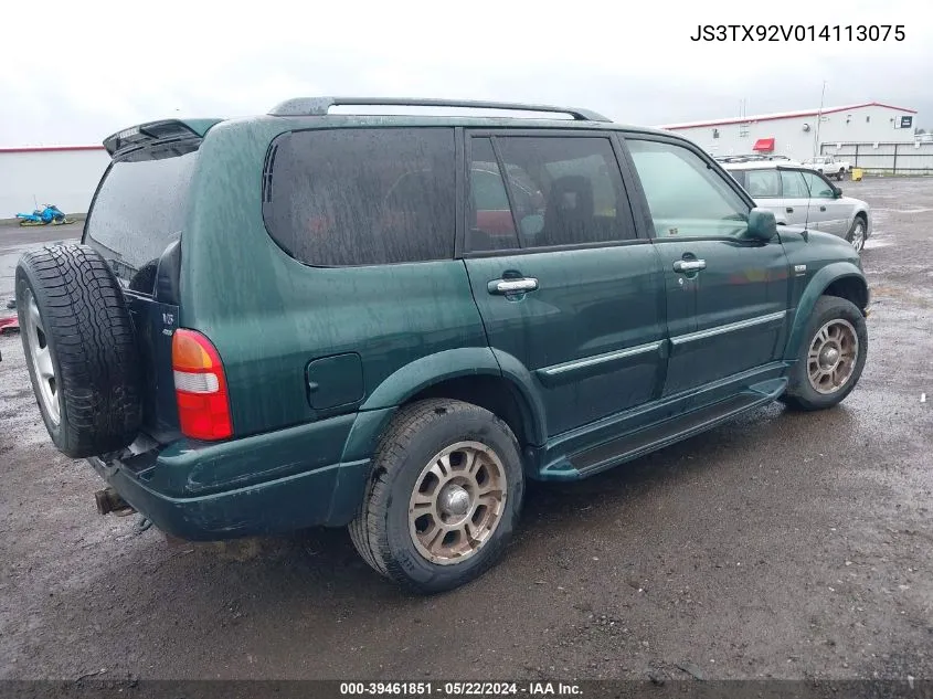 2001 Suzuki Grand Vitara Xl-7 Plus/Standard/Touring VIN: JS3TX92V014113075 Lot: 39461851