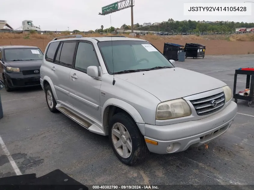 2001 Suzuki Grand Vitara Xl-7 Plus/Standard/Touring VIN: JS3TY92V414105428 Lot: 40382790