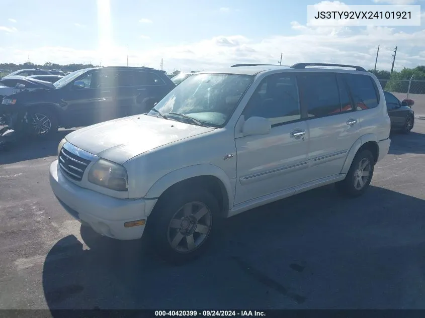 2002 Suzuki Xl-7 Limited/Plus/Standard/Touring VIN: JS3TY92VX24101921 Lot: 40420399