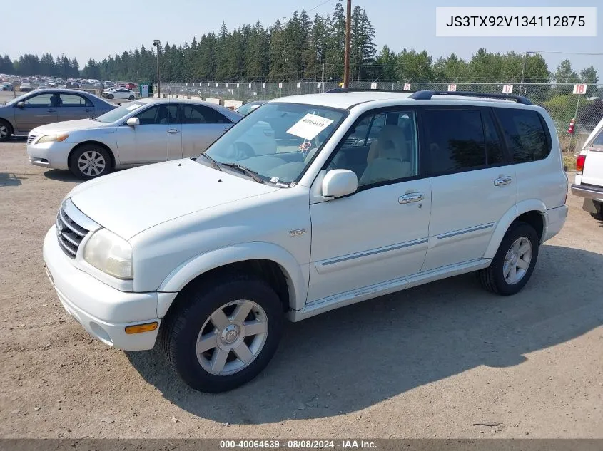 2003 Suzuki Xl-7 Ltd/Touring VIN: JS3TX92V134112875 Lot: 40064639