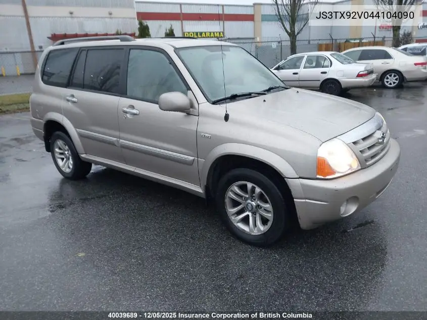 JS3TX92V044104090 2004 Suzuki Xl7 Ex/Lx