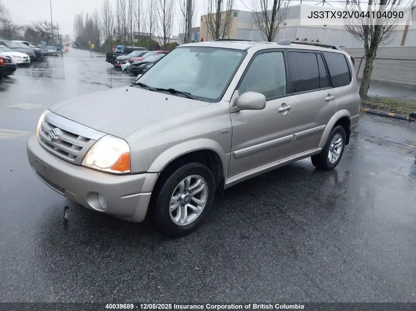 JS3TX92V044104090 2004 Suzuki Xl7 Ex/Lx