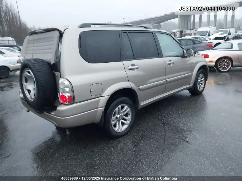 JS3TX92V044104090 2004 Suzuki Xl7 Ex/Lx