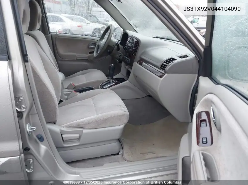 JS3TX92V044104090 2004 Suzuki Xl7 Ex/Lx