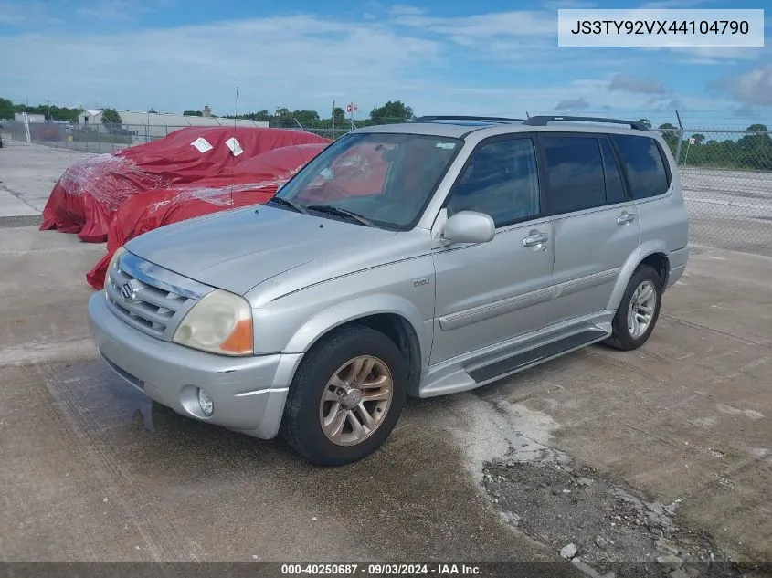 2004 Suzuki Xl-7 Ex/Lx VIN: JS3TY92VX44104790 Lot: 40250687