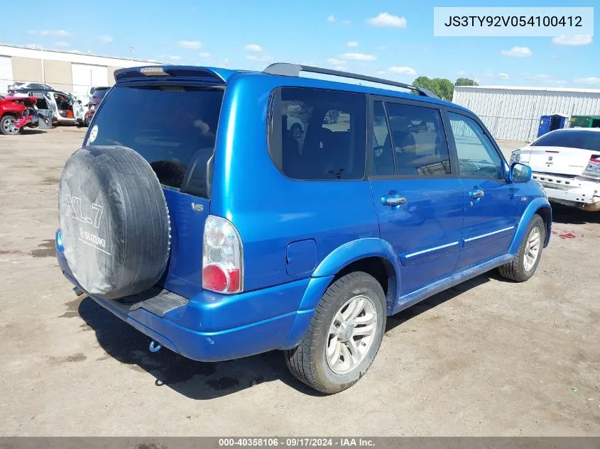 JS3TY92V054100412 2005 Suzuki Xl-7 Ex/Lx