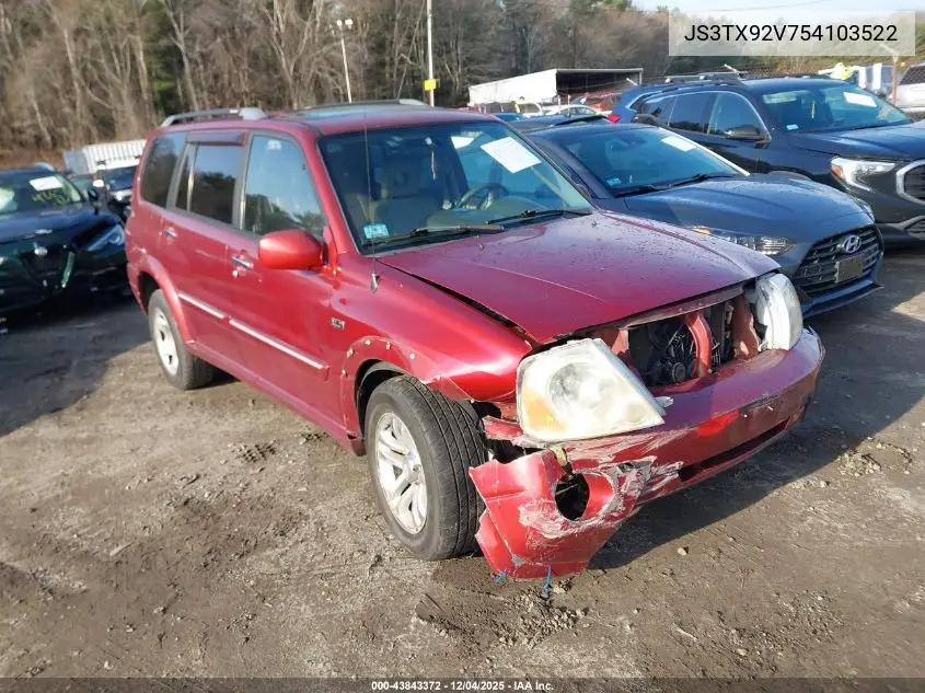 JS3TX92V754103522 2005 Suzuki Xl-7 Ex/Lx