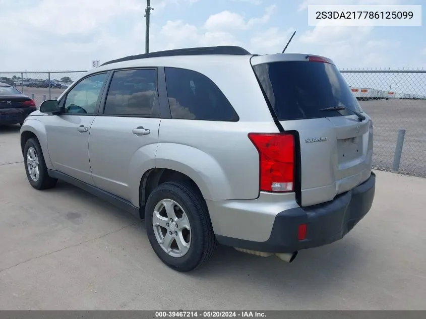 2008 Suzuki Xl7 Premium VIN: 2S3DA217786125099 Lot: 39467214