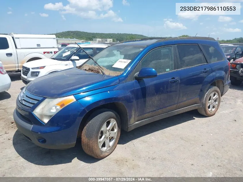 2S3DB217986110553 2008 Suzuki Xl7