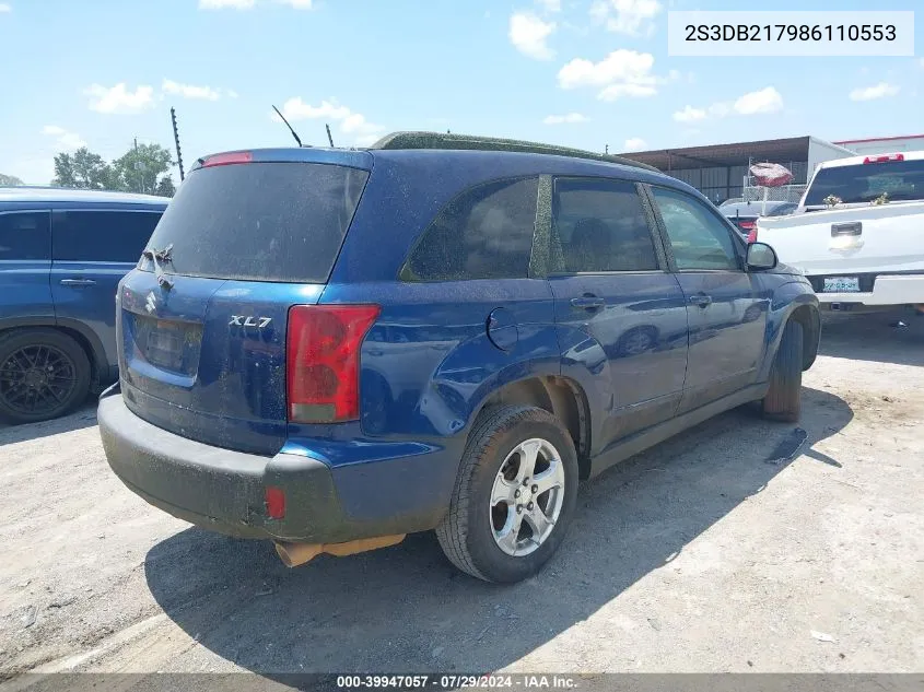 2S3DB217986110553 2008 Suzuki Xl7