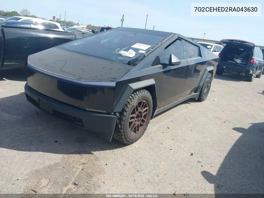 7G2CEHED2RA043630 2024 Tesla Cybertruck All-Wheel Drive