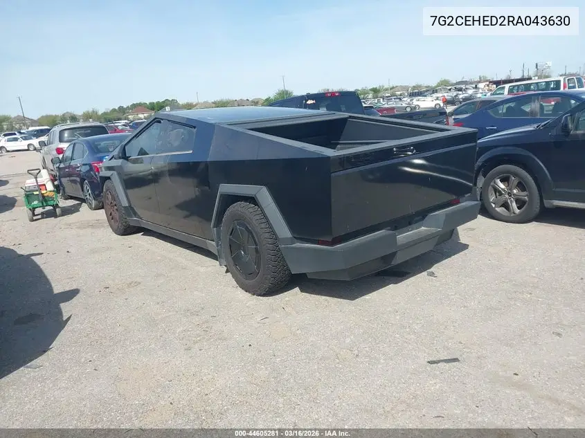 7G2CEHED2RA043630 2024 Tesla Cybertruck All-Wheel Drive