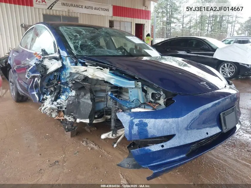 5YJ3E1EA2JF014667 2018 Tesla Model 3 Long Range/Mid Range