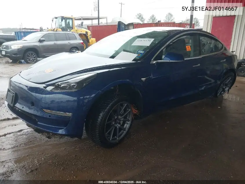 5YJ3E1EA2JF014667 2018 Tesla Model 3 Long Range/Mid Range
