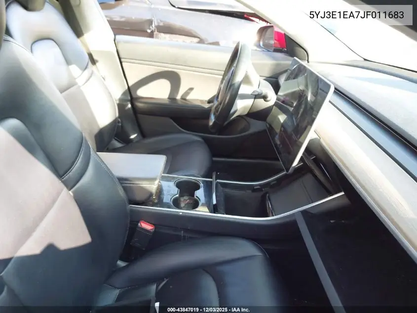 5YJ3E1EA7JF011683 2018 Tesla Model 3 Long Range/Mid Range