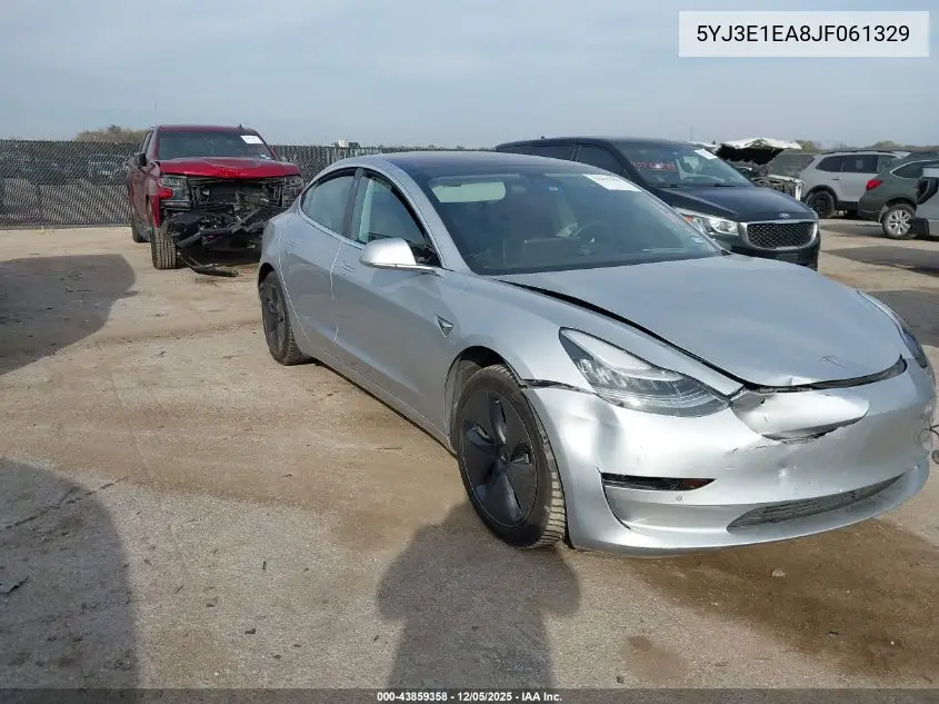 5YJ3E1EA8JF061329 2018 Tesla Model 3 Long Range/Mid Range