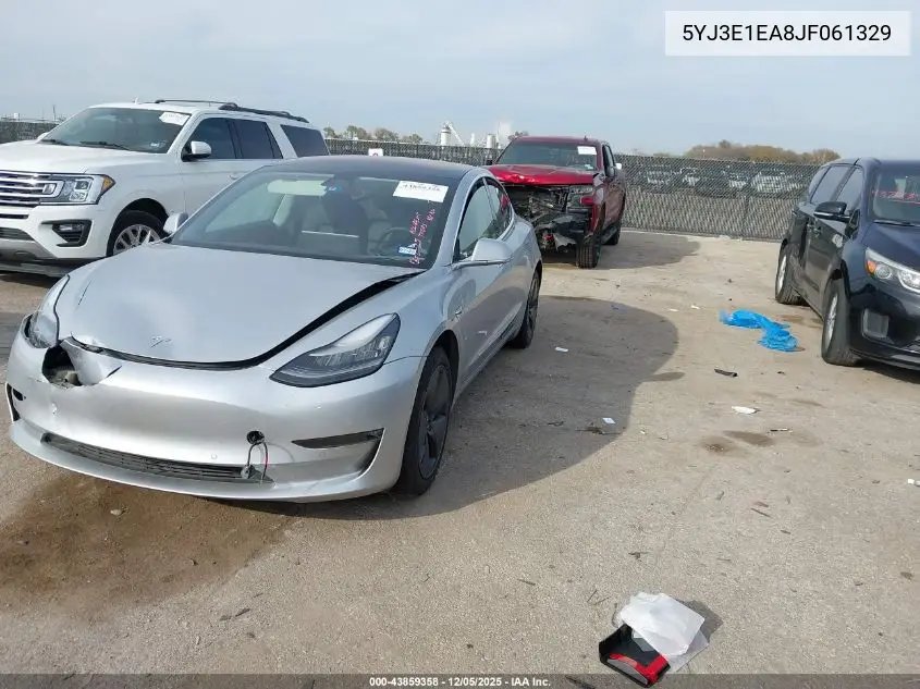 5YJ3E1EA8JF061329 2018 Tesla Model 3 Long Range/Mid Range