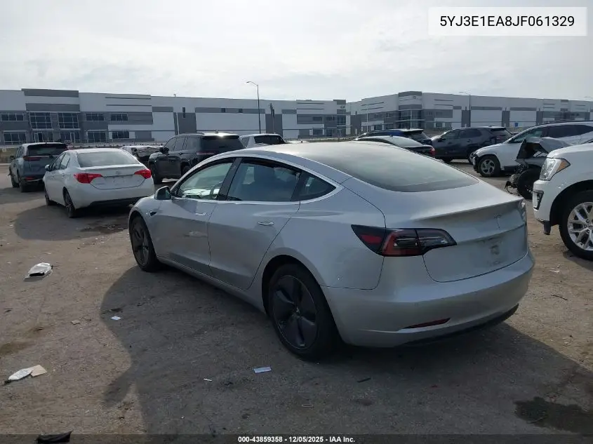 5YJ3E1EA8JF061329 2018 Tesla Model 3 Long Range/Mid Range
