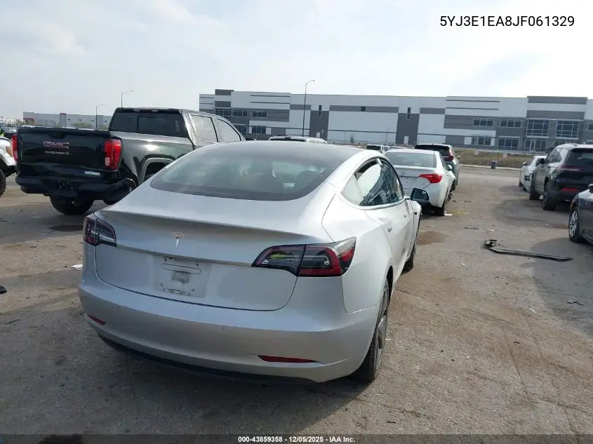 5YJ3E1EA8JF061329 2018 Tesla Model 3 Long Range/Mid Range