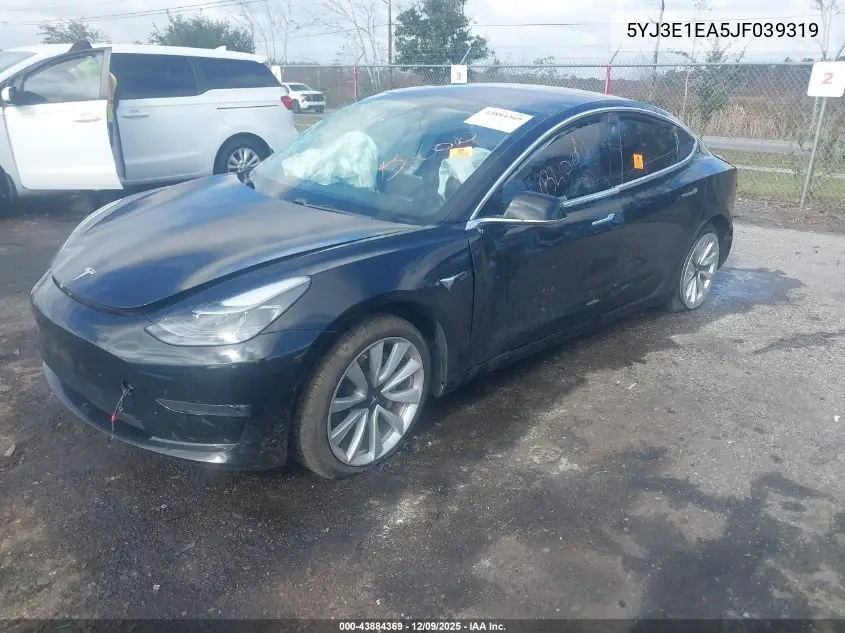 5YJ3E1EA5JF039319 2018 Tesla Model 3 Long Range/Mid Range