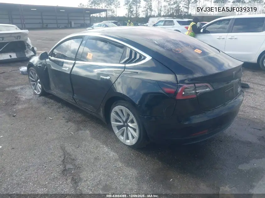5YJ3E1EA5JF039319 2018 Tesla Model 3 Long Range/Mid Range