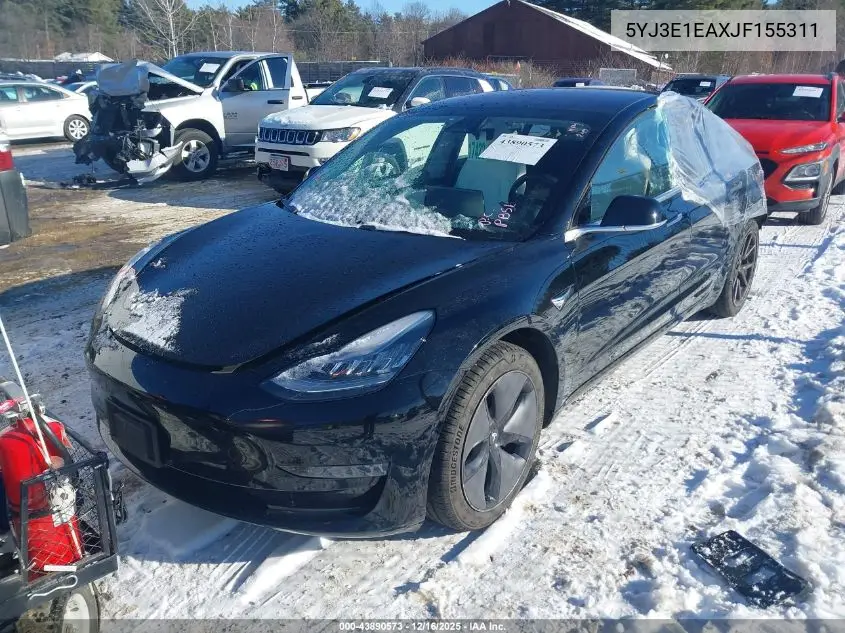 5YJ3E1EAXJF155311 2018 Tesla Model 3 Long Range/Mid Range