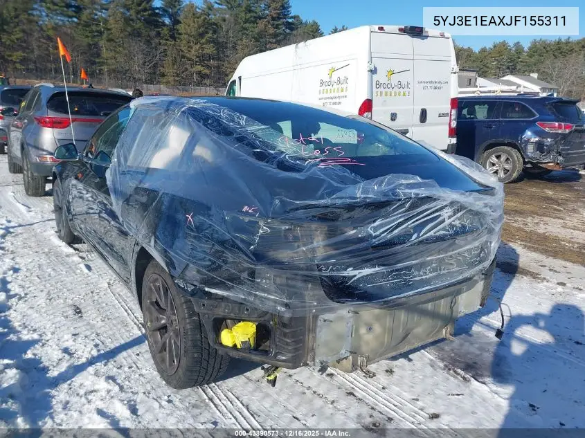 5YJ3E1EAXJF155311 2018 Tesla Model 3 Long Range/Mid Range