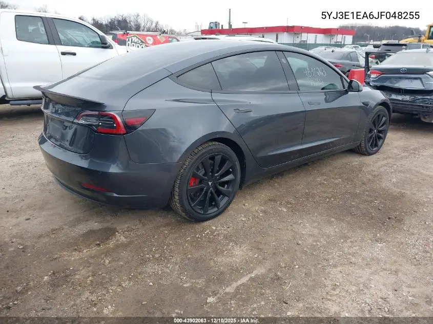 5YJ3E1EA6JF048255 2018 Tesla Model 3 Long Range/Mid Range