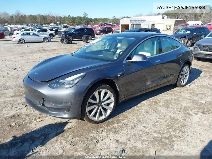 5YJ3E1EA6JF155984 2018 Tesla Model 3 Long Range/Mid Range