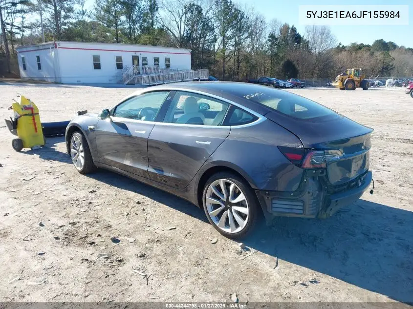 5YJ3E1EA6JF155984 2018 Tesla Model 3 Long Range/Mid Range