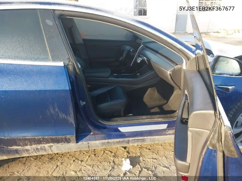 5YJ3E1EB2KF367677 2019 Tesla Model 3