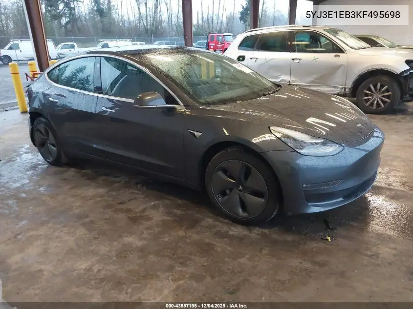 5YJ3E1EB3KF495698 2019 Tesla Model 3 Long Range/Performance
