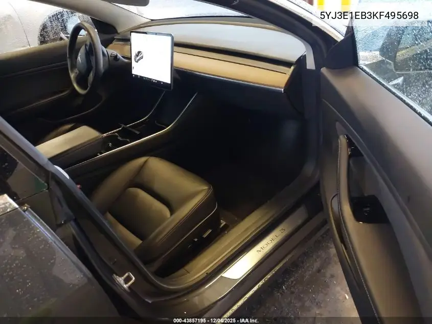 5YJ3E1EB3KF495698 2019 Tesla Model 3 Long Range/Performance