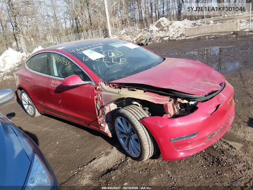 5YJ3E1EA1KF301046 2019 Tesla Model 3