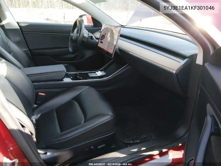 5YJ3E1EA1KF301046 2019 Tesla Model 3