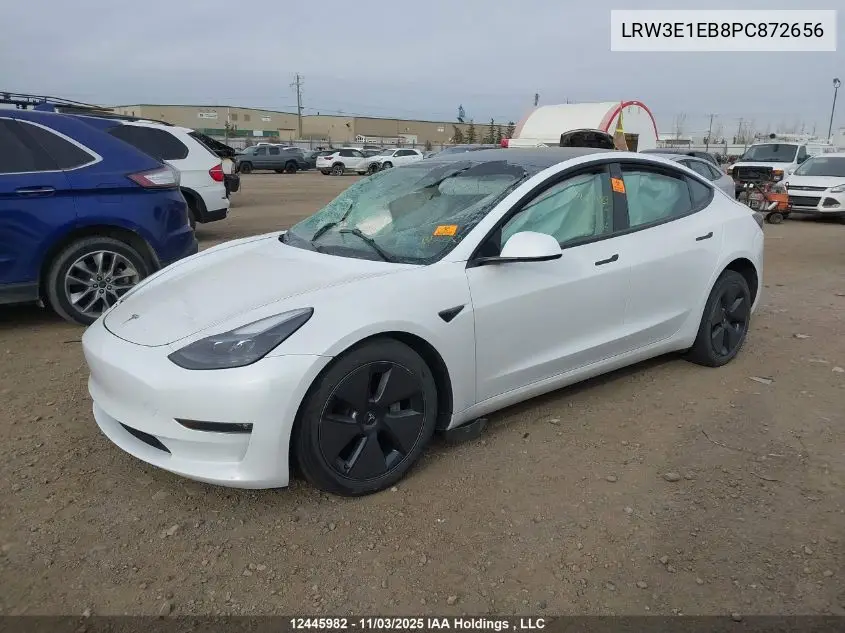 LRW3E1EB8PC872656 2023 Tesla Model 3 Long Range