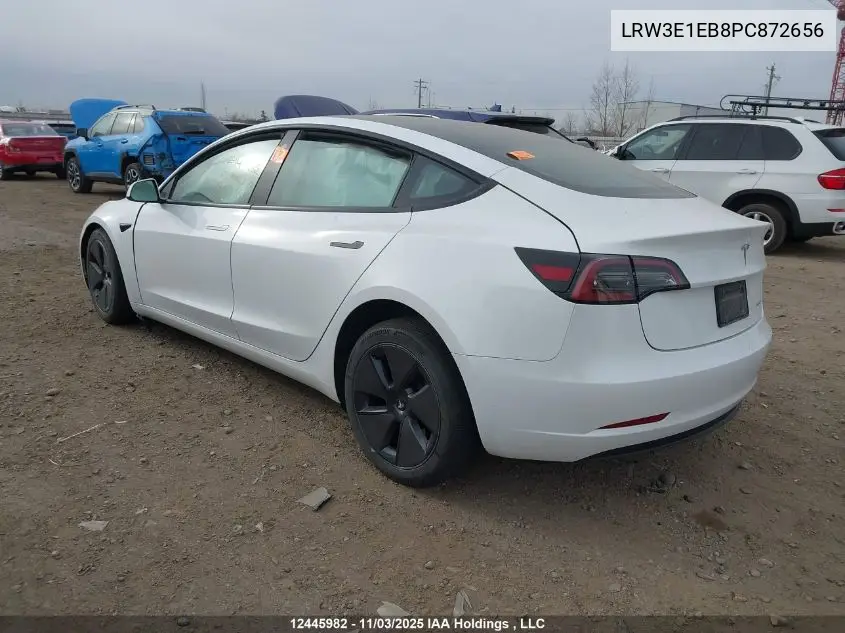 LRW3E1EB8PC872656 2023 Tesla Model 3 Long Range