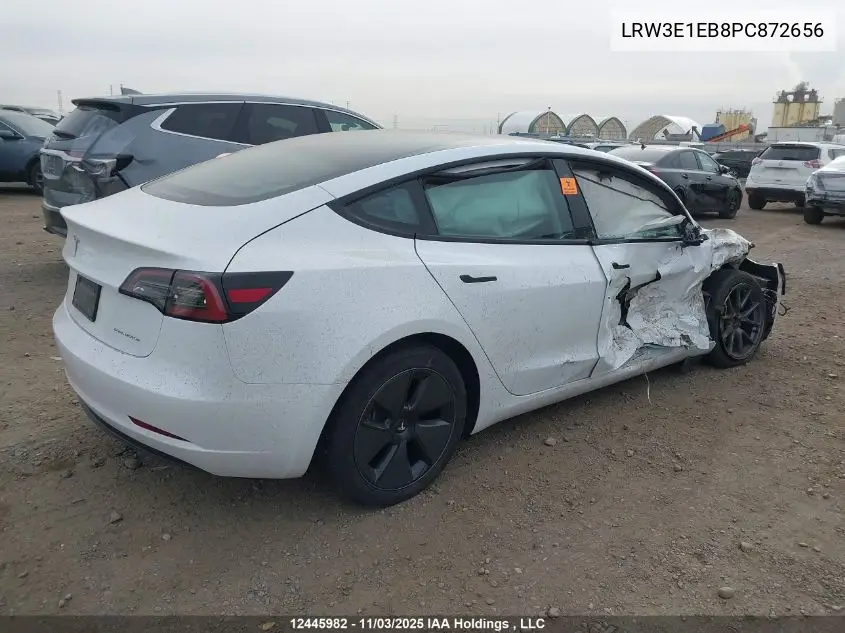 LRW3E1EB8PC872656 2023 Tesla Model 3 Long Range