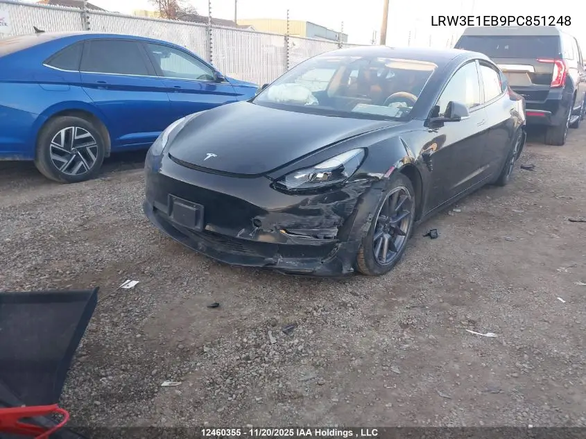 LRW3E1EB9PC851248 2023 Tesla Model 3 Long Range