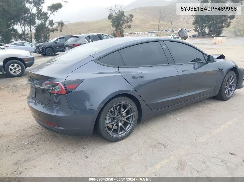 5YJ3E1EA0PF489968 2023 Tesla Model 3 Rear-Wheel Drive